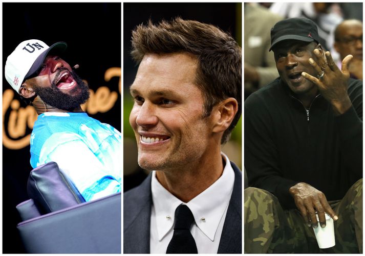 LeBron James, Tom Brady og Michael Jordan áttu allir frábæran feril í sinni íþrótt og eru alltaf í umræðunni um þann besta í sögunni.