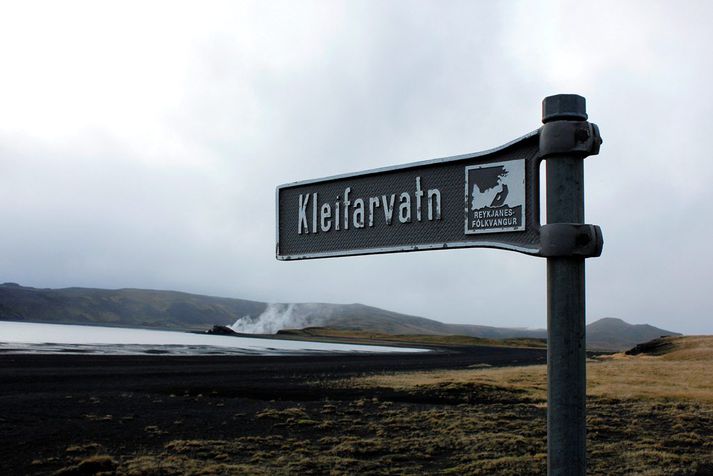 Vatnshlíðarhorn er nærri Kleifarvatni.