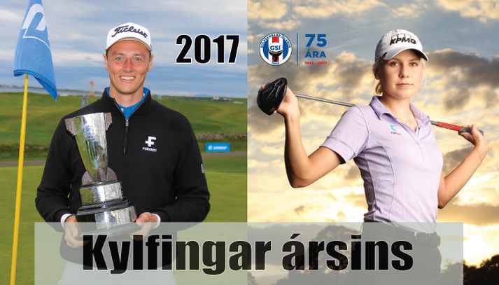 Kylfingar ársins 2017.