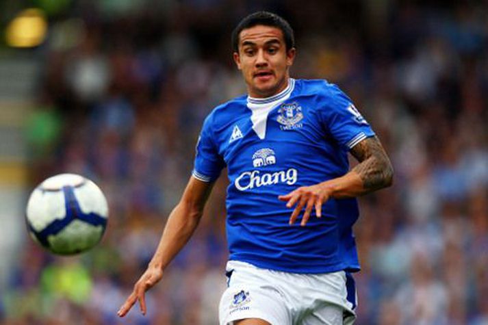 Tim Cahill, leikmaður Everton.