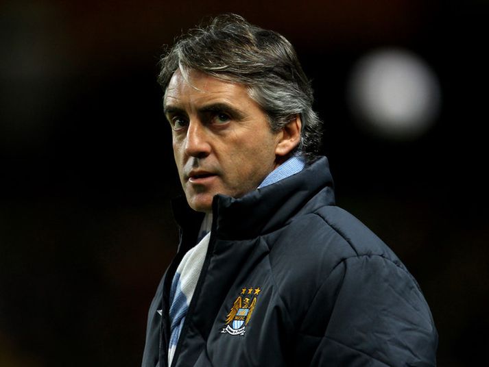 Roberto Mancini, stjóri Manchester City.