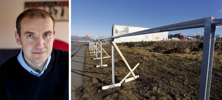 Guðni Th. Jóhannesson er einn þeirra sem ekki er sáttur við framkvæmdirnar á Lýsisreit