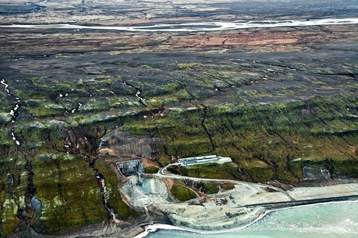 Framkvæmdir við Búðarhálsvirkjun eru í fullum gangi og stefnt er að afhendingu orku úr virkjuninni fyrir árslok. Myndin var tekin í ágúst 2011. fréttablaðið/vilhelm