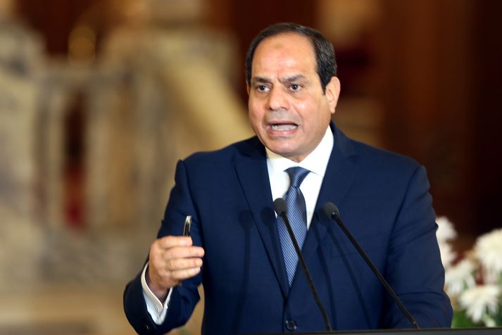 al-Sisi hefur áður látið banna öll mótmæli á götum úti.