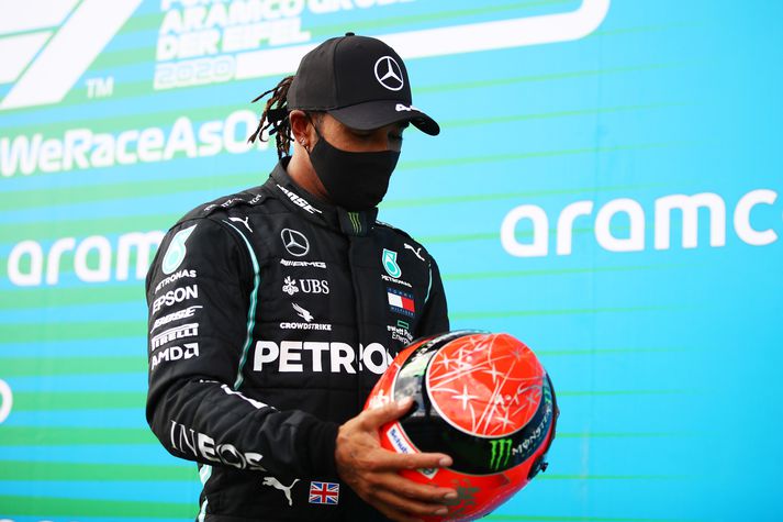 Lewis Hamilton tryggði sér sinn sjöunda heimsmeistaratitil á dögunum.