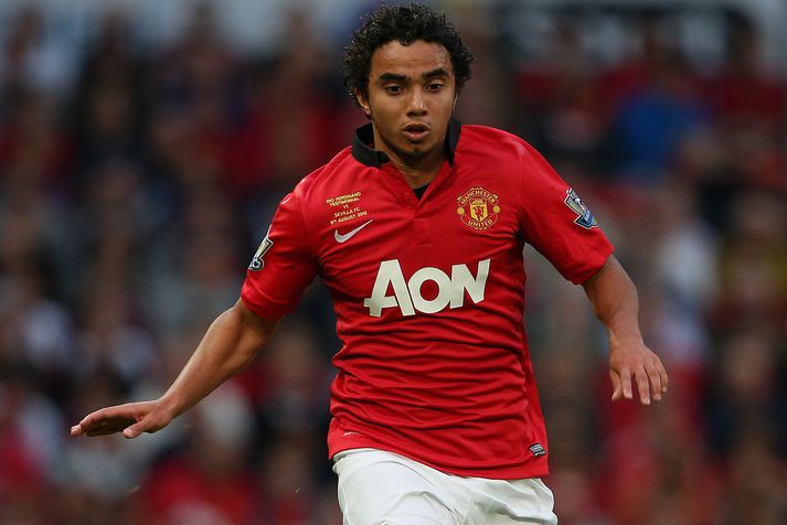 Fabio í  leik með United
