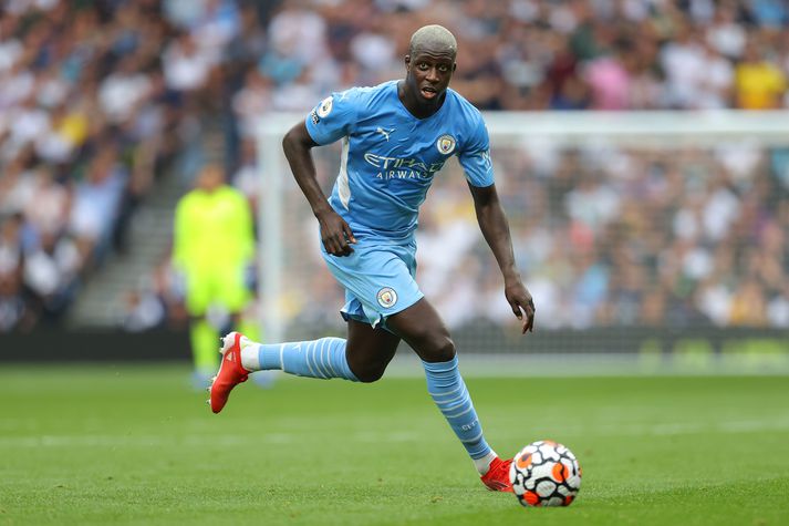 Benjamin Mendy situr í fangelsi í Liverpool.