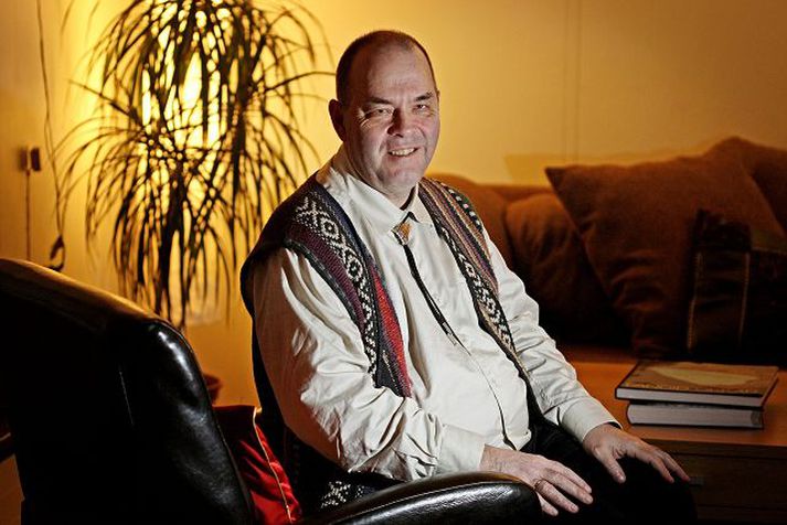 Gísli Helgason, eigandi Hljóðvinnslunar, gefur út hljóðskreyttar hljóðbækur fyrir jólin. 
fréttablaðið/valli