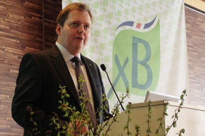 Sigmundur Davíð Gunnlaugsson formaður Framsóknarflokksins segir ekki gott að segja til um það