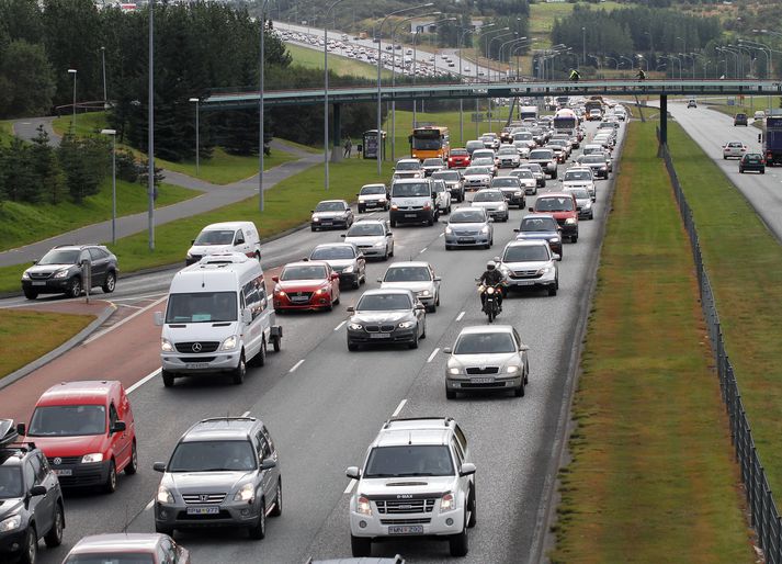 Börn og þeir sem viðkvæmir eru í öndunarfærum ættu að forðast miklar umferðargötur.