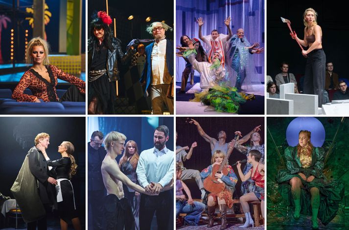 Fjölmargar sýningar voru nefndar á nafn þegar rætt var um bestu og verstu sýningarnar.