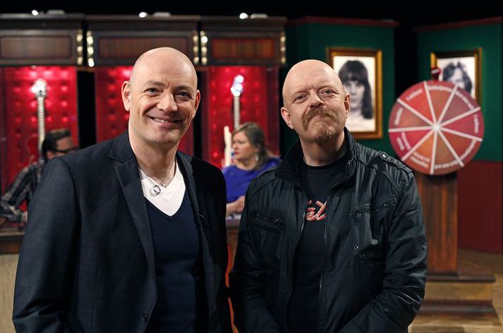 Dr. Gunni og Felix Bergsson eru að fara af stað með sjöundu þáttaröðina af Popppunkti.fréttablaðið/stefán
