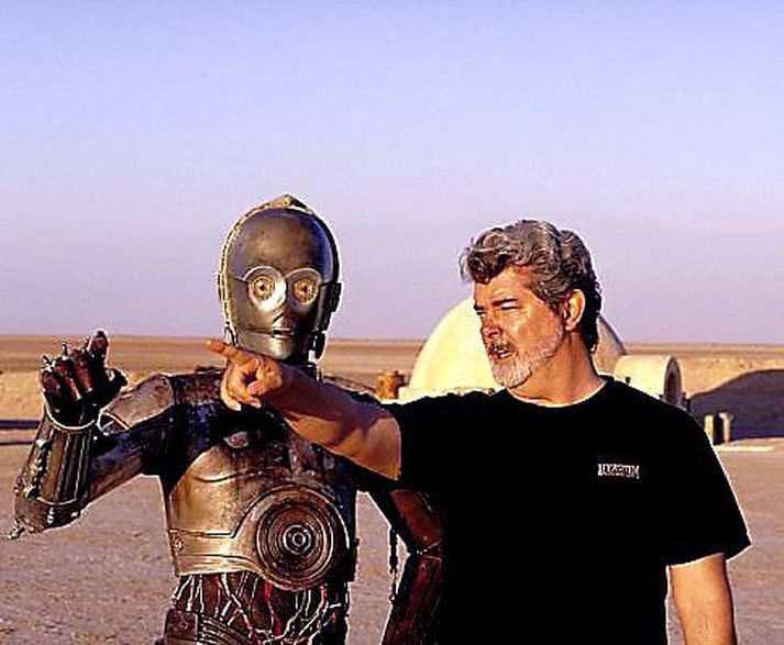 George Lucas. Leikstjórinn virti er hvergi nærri hættu að velta sér upp úr Stjörnustríðunum.