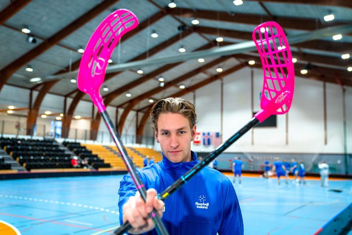 Andeas Stefánsson er einn af bestu leikmönnum Íslands í bandý.