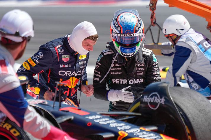 Max Verstappen og Andrea Kimi Antonelli ræddu málin strax og það er allt í góðu á milli þeirra að sögn Verstappen