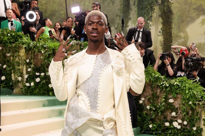 Lil Nas X á Met Gala 2024. Hann var á dögunum ákærður fyrir brot á alríkislögum. 