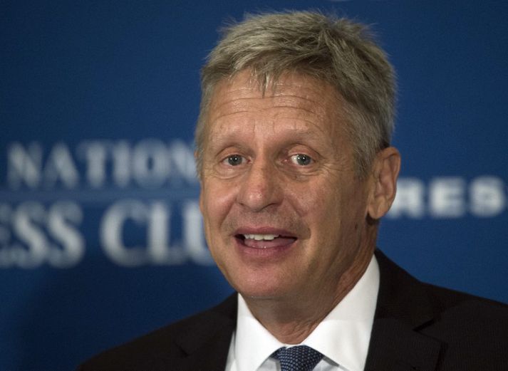 Gary Johnson er fyrrverandi ríkisstjóri Nýju-Mexíkó og forsetaframbjóðandi Frjálshyggjuflokksins.