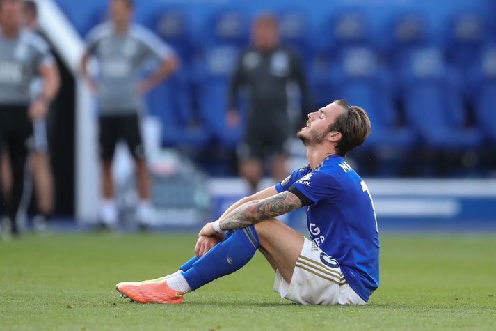 James Maddison er algjör lykilmaður í liði Leicester sem berst fyrir Meistaradeildarsæti.