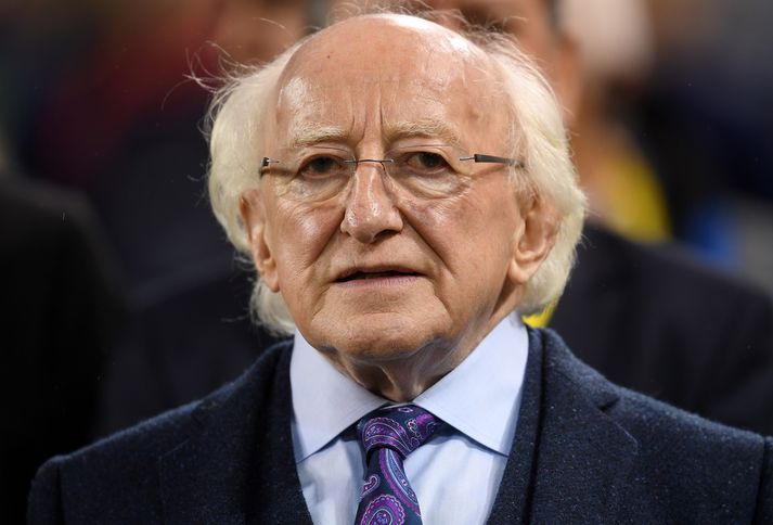 Michael D Higgins tók við embætti forseta Írlands árið 2011.