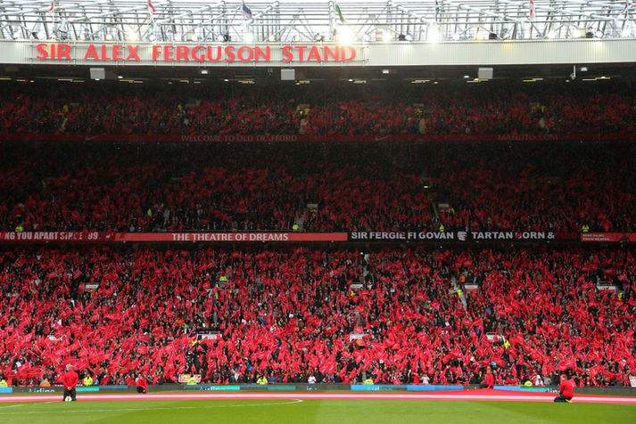 Sir Alex Ferguson stúkan á Old Trafford.