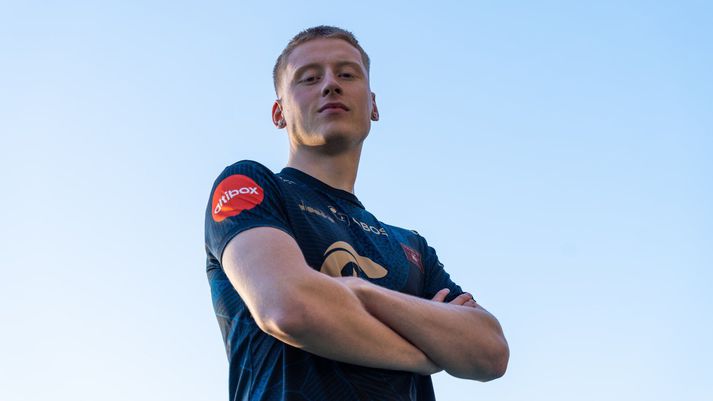 Hilmir Rafn Mikaelsson er strax farinn að láta til sín taka hjá Viking.