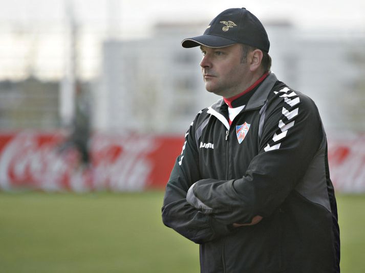 Kristján Guðmundsson þjálfari Vals.