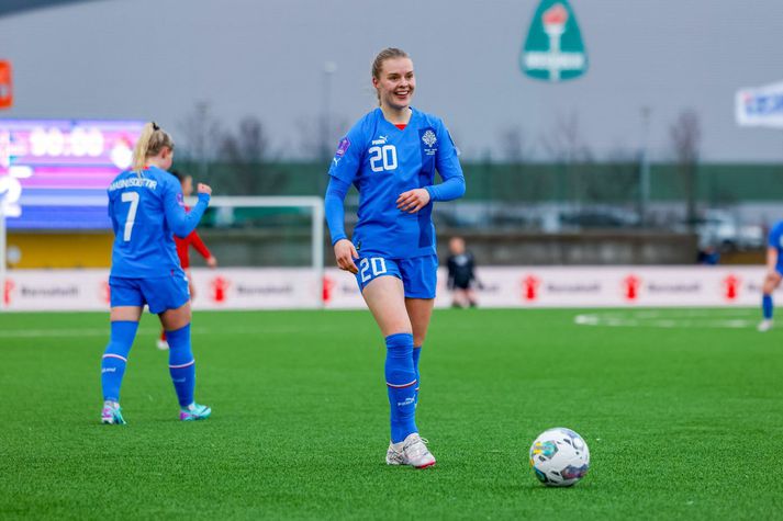 Guðný Árnadóttir stóð vaktina í vörn Kristianstad sem hélt hreinu gegn Häcken.