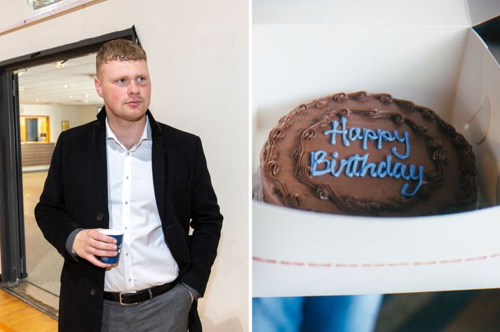 Óttar Kolbeinsson er ekki par sáttur með afmæliskveðjur á ensku. Hann vill hafa þær á íslensku.
