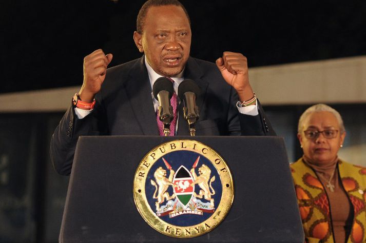 Uhuru Kenyatta hefur gegnt embætti forseta landsins  frá 2013.