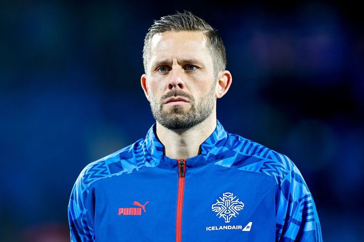 Gylfi Þór Sigurðsson verður á líkindum ekki í landsliðshópnum á morgun.