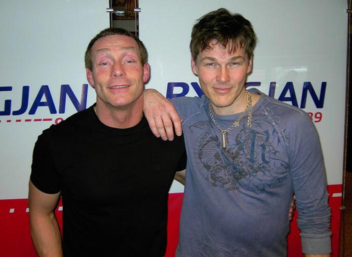 Ívar Guðmundsson og Morten Harket.