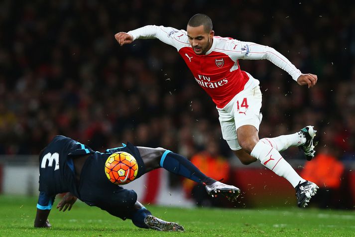 Theo Walcott skoraði flott mark í kvöld.