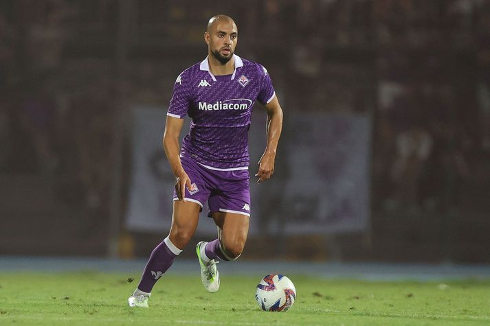 Sofyan Amrabat í leik með Fiorentina