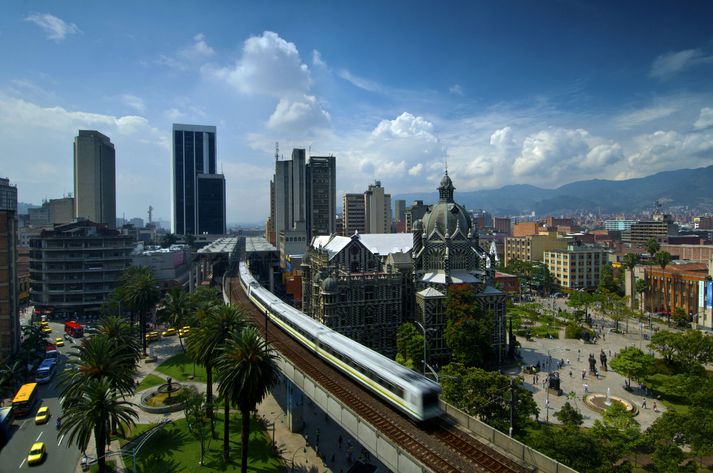Medellín í Kólumbíu.