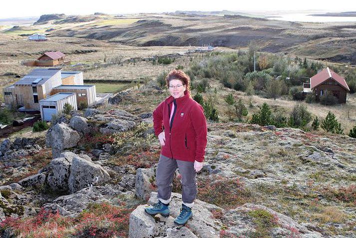 Þórdís Tómasdóttir stefndi eigendum tveggja nýrra frístundahúsa. Mynd/Egill