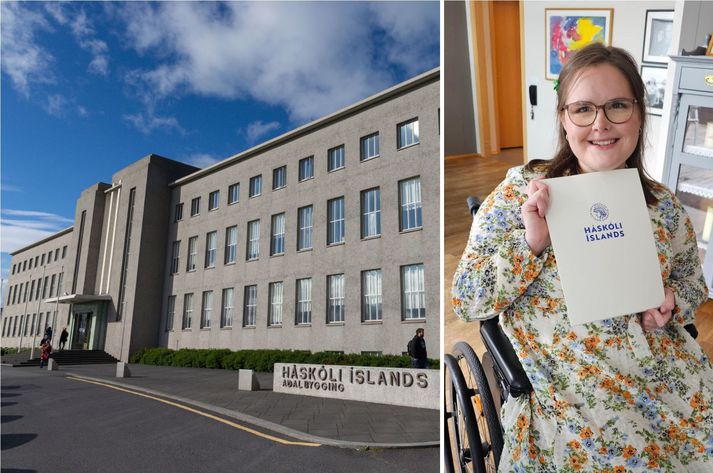 Áslaug Ýr Hjartardóttir er nú með BA-gráðu í viðskiptafræði og almennri bókmenntafræði.