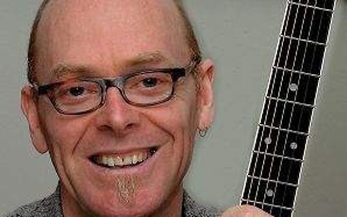 KK bíður spenntur eftir að endurheimta Martin-gítar sinn frá New York. fréttablaðið/gva