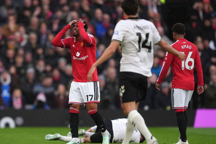 Martröð Manchester United hélt áfram í dag þegar liðið tapaði fyrir Bournemouth á heimavelli.