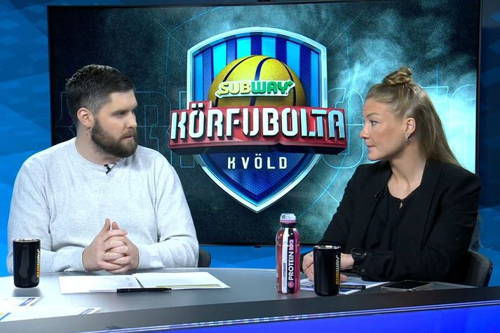 Halldór Karl Þórsson og Pálína Gunnlaugsdóttir voru sérfræðingar í Subway Körfuboltakvöldi og ræddu tillögu að breytingu á fyrirkomulagi deildarinnar.