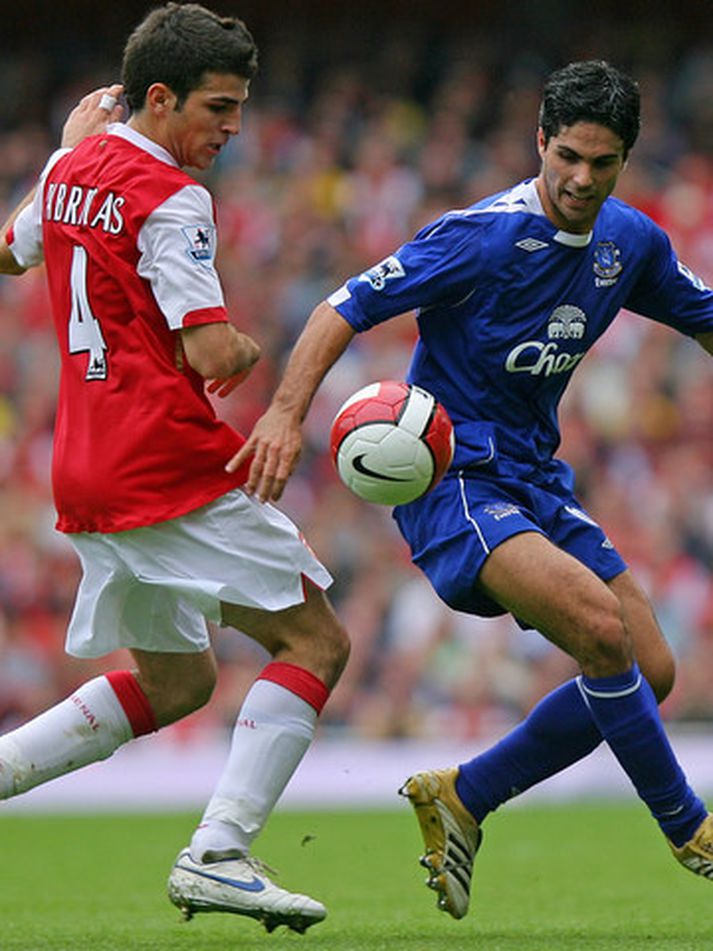 Mikel Arteta og Cesc Fábregas.