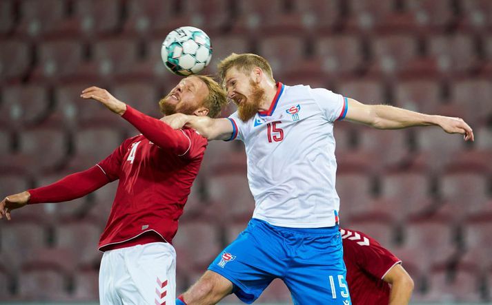 Odmar Faro skoraði mark Færeyinga í dag.