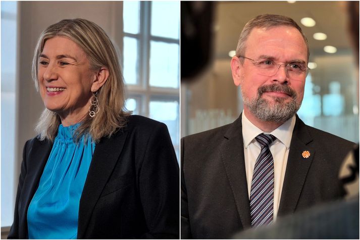 Hanna Katrín Friðriksson atvinnuvegaráðherra og Daði Már Kristófersson, fjármála- og efnahagsráðherra.