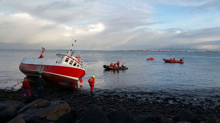 Frá strandstað