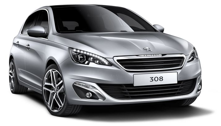 Peugeot 308 var valinn bíll ársins á Íslandi í fyrra.