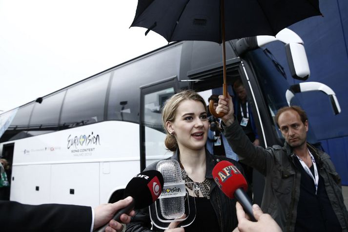 Emmelie De Forest, vann Eurovision fyrir hönd Dana í maí síðastliðnum.