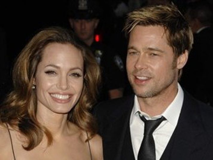 Angelina og Brad mæta á frumsýningu í New York 18. september síðastliðinn.