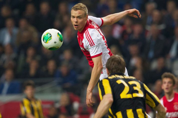 Kolbeinn Sigþórsson í leiknum í kvöld.