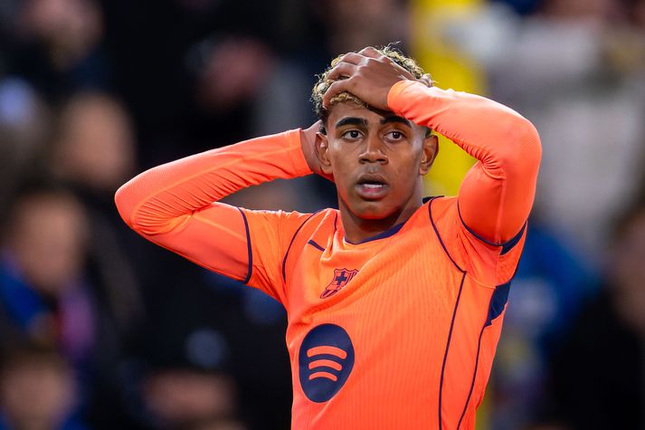 Lamine Yamal missir af tveimur landsleikjum Spánar en verður orðinn klár fyrir næsta leik Barcelona.