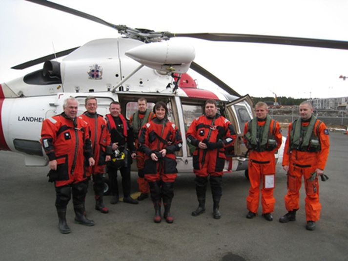 Ráðherra kynnti sér starfsemi Landhelgisgæslunnar í dag.