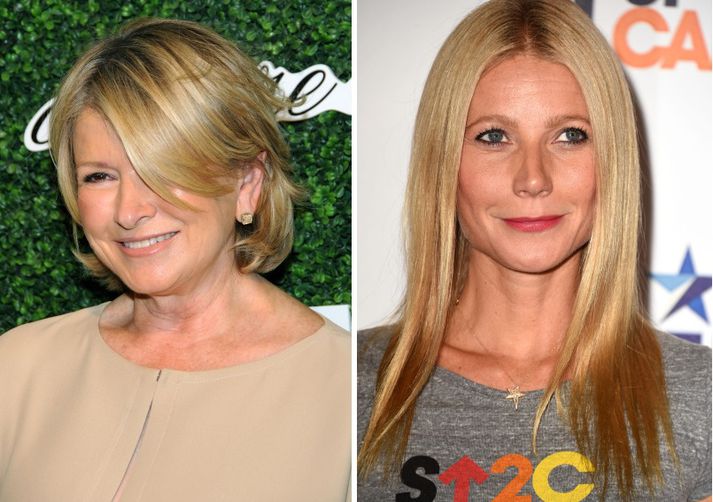 Martha Stewart og Gwyneth Paltrow